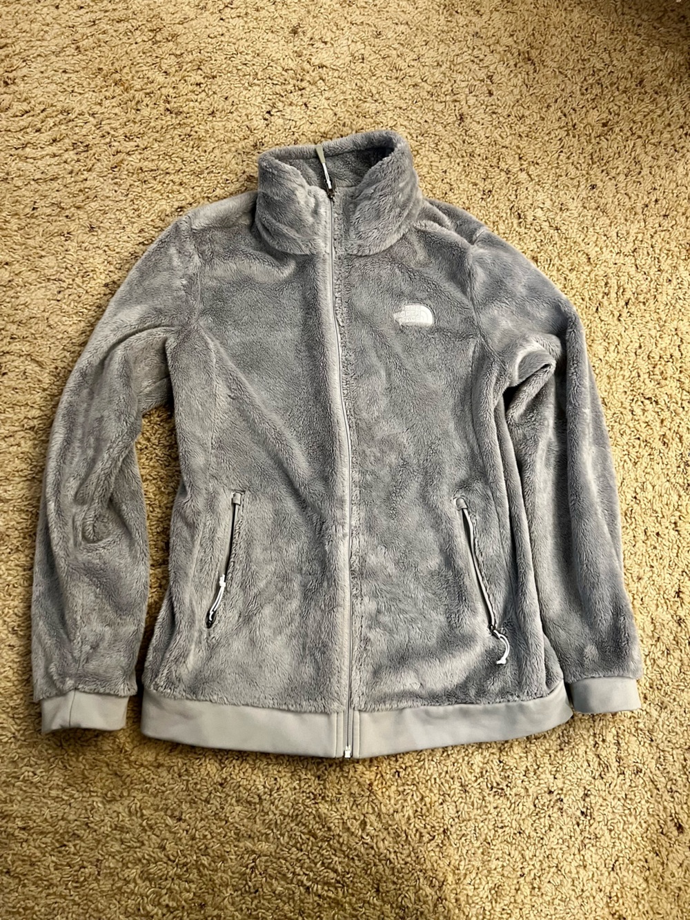 The North Face Women's Gray Teddy Fleece Jacket